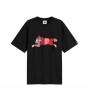 Icecream Running Dog T-shirt Black Red