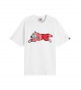 Icecream Running Dog T-shirt White Red
