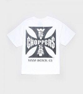 West Coast Choppers Core Logo T-shirt White #20