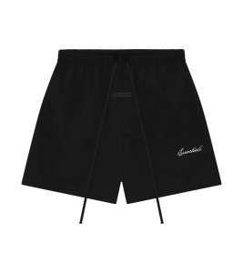 Шорты Fear Of God Essentials Sporty Nylon Classic Short Jet Black Oversize