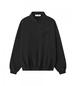 Худи Fear Of God Essentials Fleece Hoodie Black - 192HO246250F-in