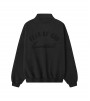 Fear Of God Essentials Classic Polo Sweatshirt Vintage Black