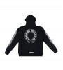 Худи Chrome Hearts Horseshoe Floral Cross Black