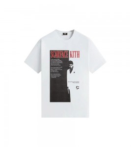 Футболка Kith X Scarface Film Poster Vintage Tee White