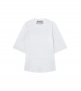 Palm Angels Doubled Allover Fuchsia White Tee