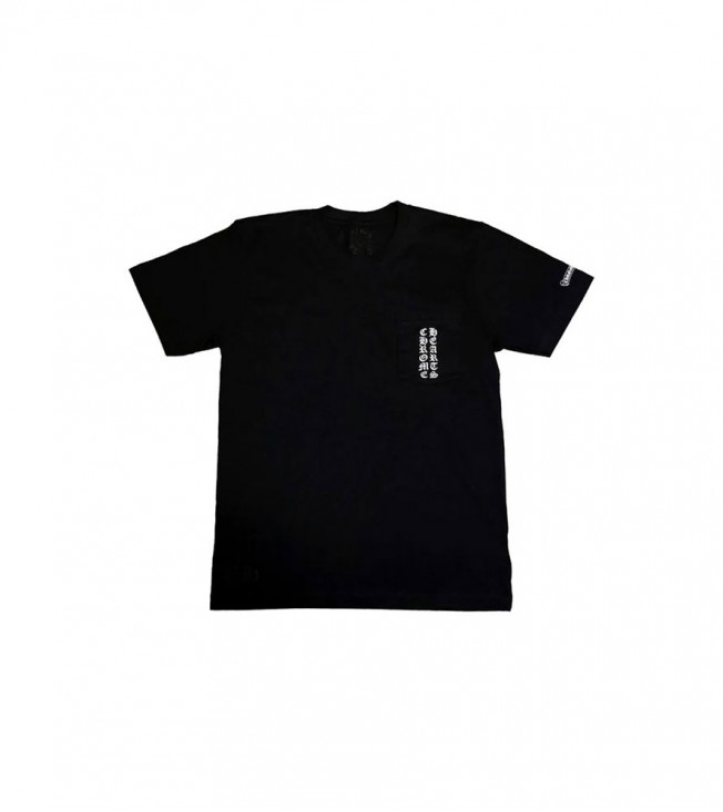 Футболка Chrome Hearts Scroll Logo Osaka Tee Black