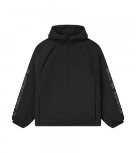 Fear Of God Essentials Half Zip Anorak Vintage Black