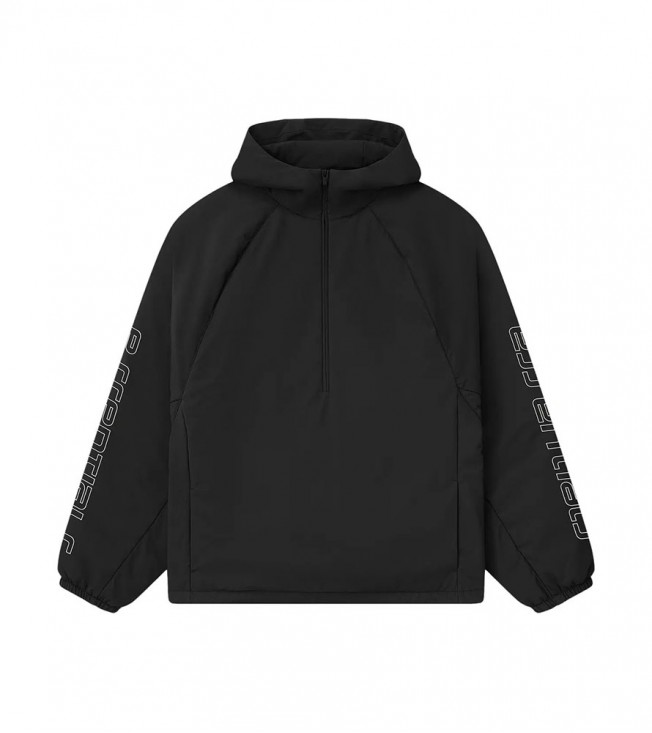 Fear Of God Essentials Half Zip Anorak Vintage Black