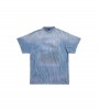 Balenciaga Blue Paris Logo Oversized Tee