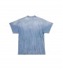Balenciaga Blue Paris Logo Oversized Tee