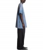 Balenciaga Blue Paris Logo Oversized Tee