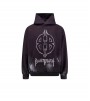 Balenciaga Bb Metal Logo Hoodie Black