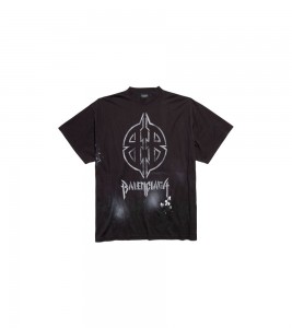 Balenciaga Bb Metal Logo Black