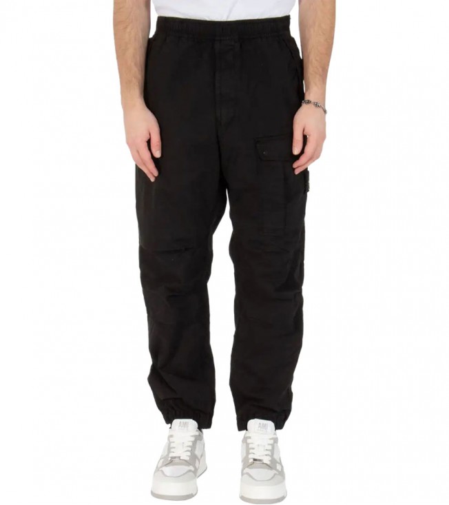 Stone Island Black Cargo Pants