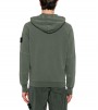 Stone Island Green Lightweight Zip Hoodie