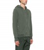 Stone Island Green Lightweight Zip Hoodie