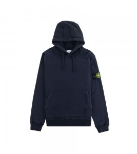 Stone Island Classic Patch Hoodie Navy