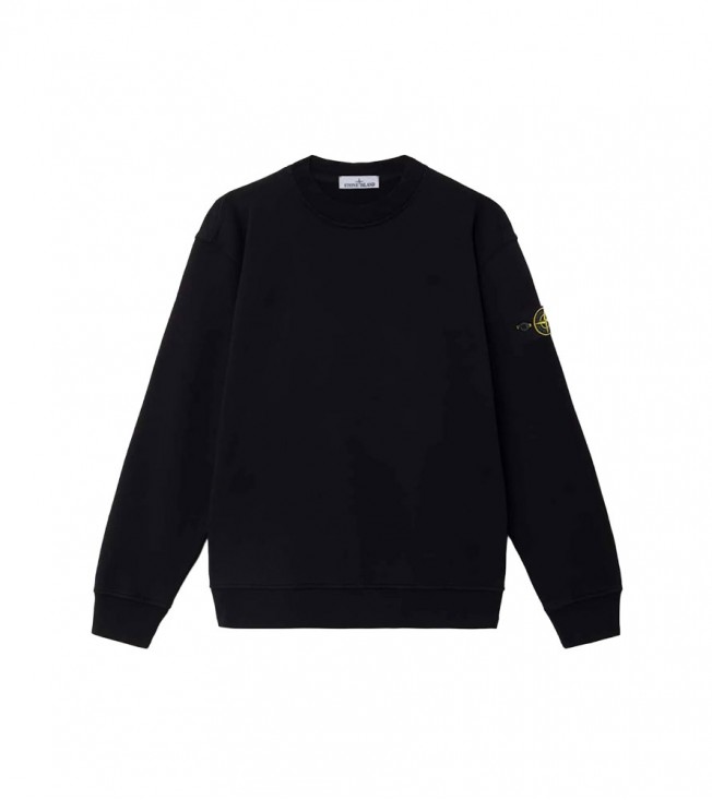 Stone Island Cotton Sweatshirt Black