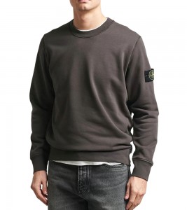 Stone Island Cotton Fleece Sweatshirt Dark Grey - Фото №2