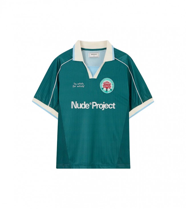Nude Project Basic Football Tee Green