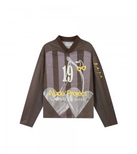 Nude Project Paolo Football Long-sleeve Tee Brown