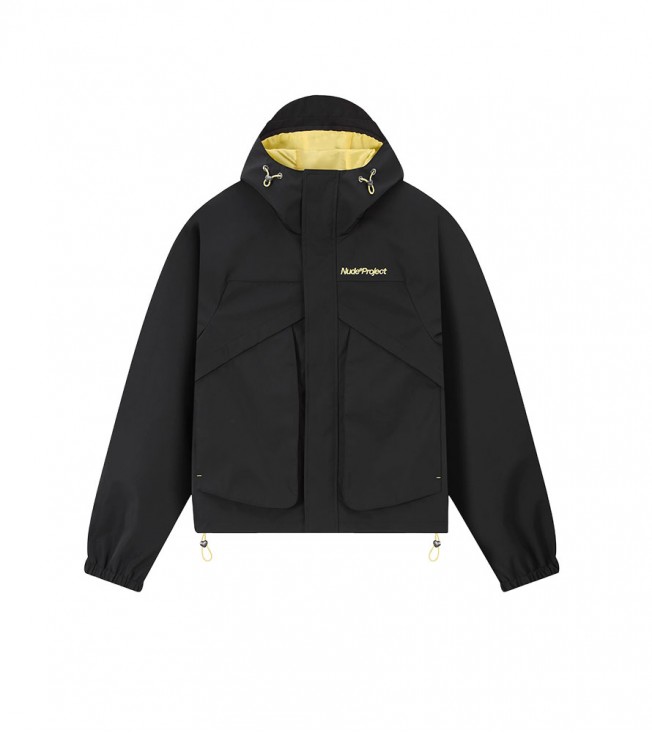 Nude Project Miles Windbreaker Jacket Black
