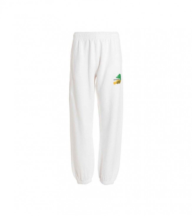 Off-white Brush Arrow Slim Sweatpants White Multicolor