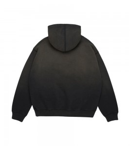 Denim Tears Peace Wreath Knockout Zip Hoodie Black - Фото №2