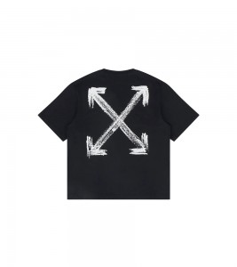Off-white Chalk Arrow Black Tee - Фото №2