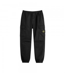 Stone Island Sateen Cargo Jogger Pants