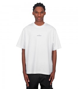 Stone Island Carlo Print T-shirt White