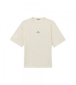 Stone Island Logo T-shirt Beige