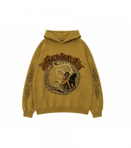 Travis Scott Circus Maximus Stadium Tour 25 Spray Hoodie Tan