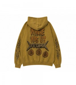 Travis Scott Circus Maximus Stadium Tour 25 Spray Hoodie Tan - ???? ?20