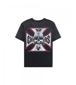 West Coast Choppers Skeleton Cross T-shirt - Фото №2