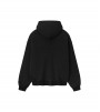 Fear of God Essentials Embossed 90s Zip-Up Hoodie Vintage Black