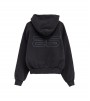 Fear Of God Essentials Cropped Hoodie Vintage Black