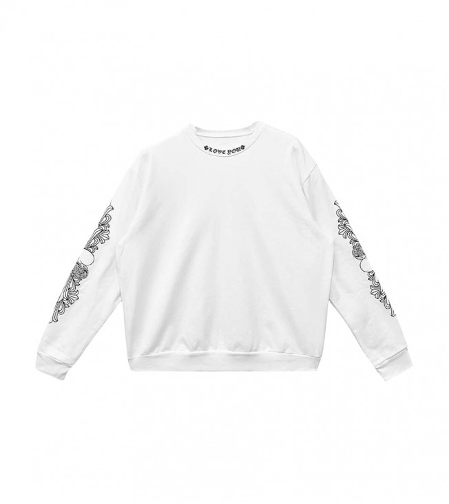 Свитшот Chrome Hearts Love You White
