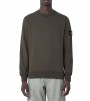 Stone Island Logo Patch Sweatshirt Olive