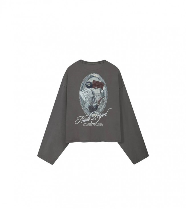 Nude Project The Conference Long-sleeve Tee Ash