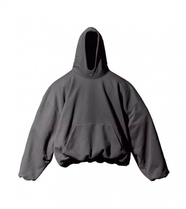 Yeezy Gap Engineered By Balenciaga Logo Hoodie Dark Grey