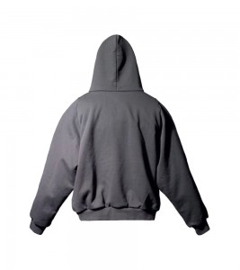 Yeezy Gap Engineered By Balenciaga Logo Shrunken Hoodie Black - Фото №2