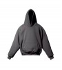 Yeezy Gap Engineered By Balenciaga Logo Shrunken Hoodie Dark Grey