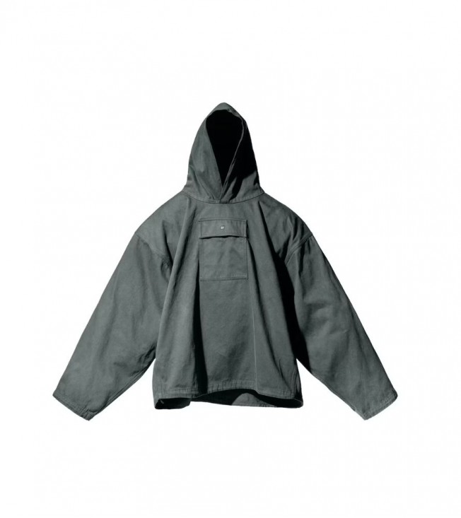 Yeezy Gap Engineered By Balenciaga Sateen Anorak Dark Green