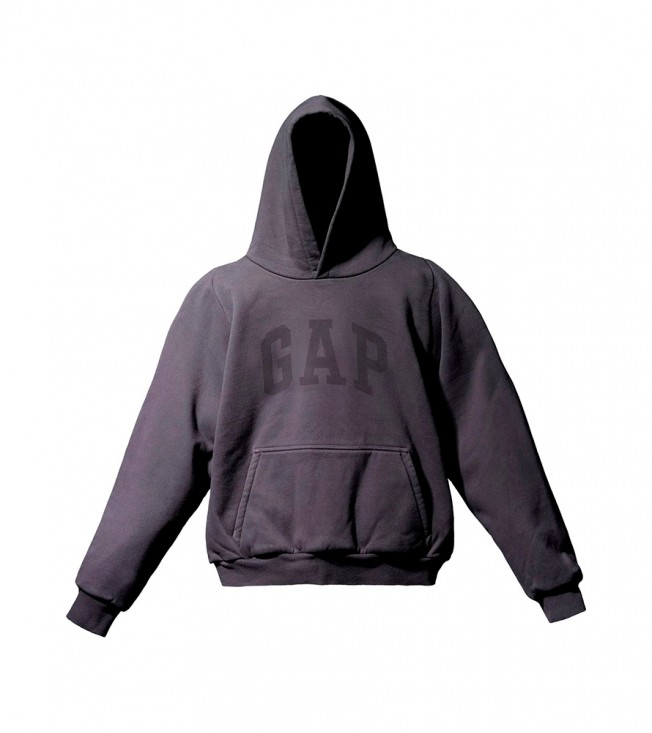 Худи Yeezy Gap Dove Shrunken Hoodie Black