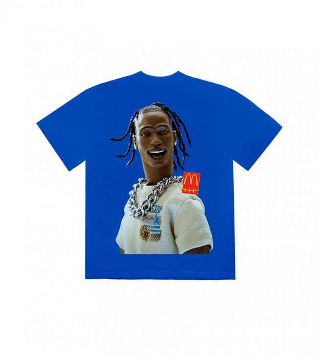 Футболка Travis Scott x McDonald's Action Figure Series III Blue