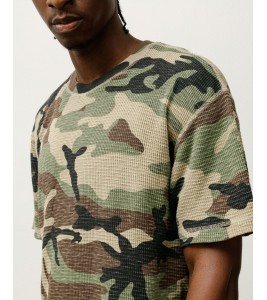 Футболка Stussy Pigment Dyed Ss Thermal Camo - ???? ?20