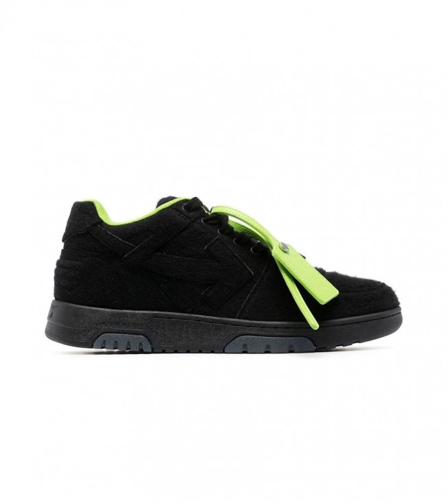 Off-white Out Of Office Black Green Wool
