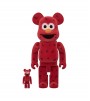 Bearbrick Sesame Street Elmo Flocky 100% & 400% Set