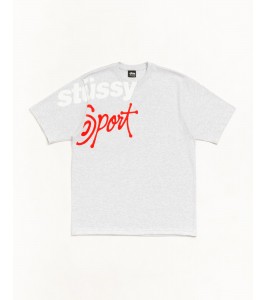 Футболка Stussy Stussy Sport Tee Ash Heather